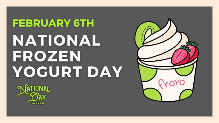 Hari Yogurt Beku Nasional | 6 Februari